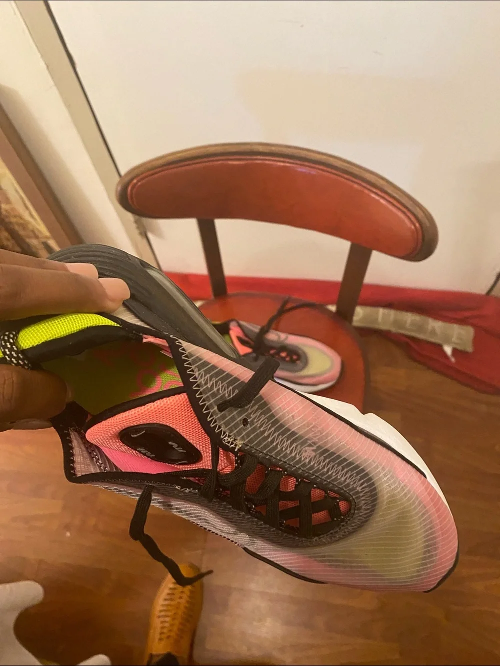 Nike Air Max Gradient Runner - Pink, Neon Yellow, Black